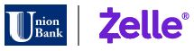 Bank and Zelle Logos